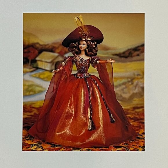 NIB! Mattel Autumn Glory Barbie Doll 1995 Enchanted Seasons Collection - Picture 11 of 15